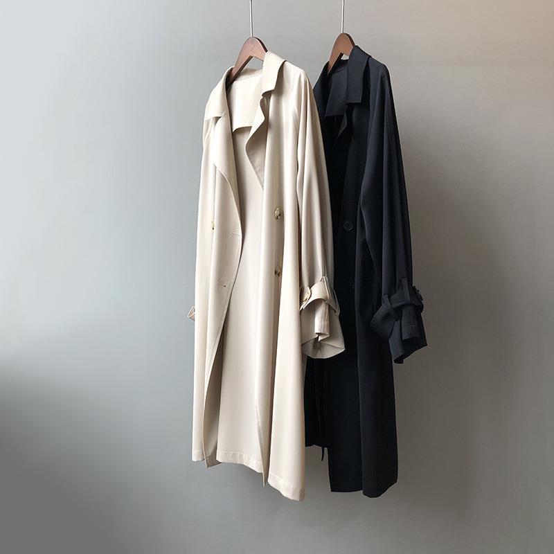 Trench Women Office Lady Baggy - Trench Coat Formal avaliação e preço
