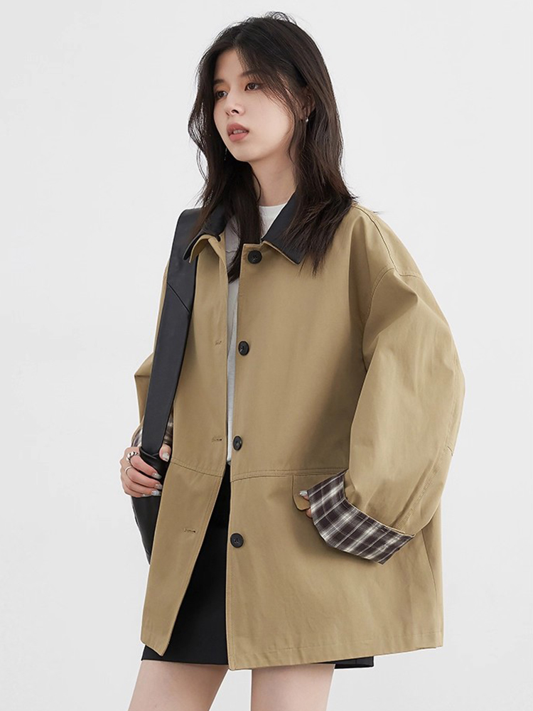 CHIC VEN Korean Women Mid-leng - Trench Coat Formal avaliação e preço