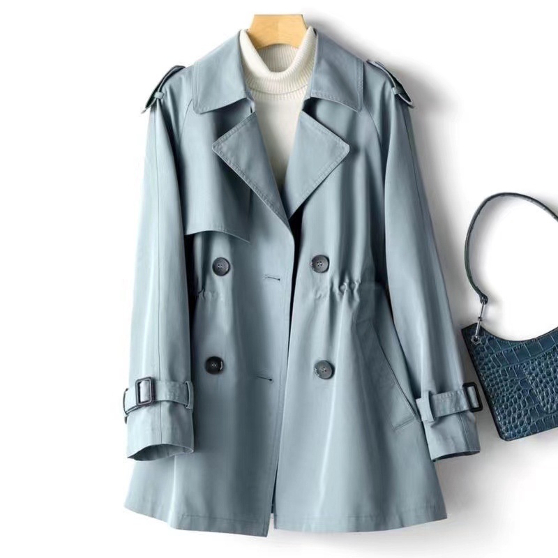 Women's Casual Trench Coat Mid - Trench Coat Formal avaliação e preço
