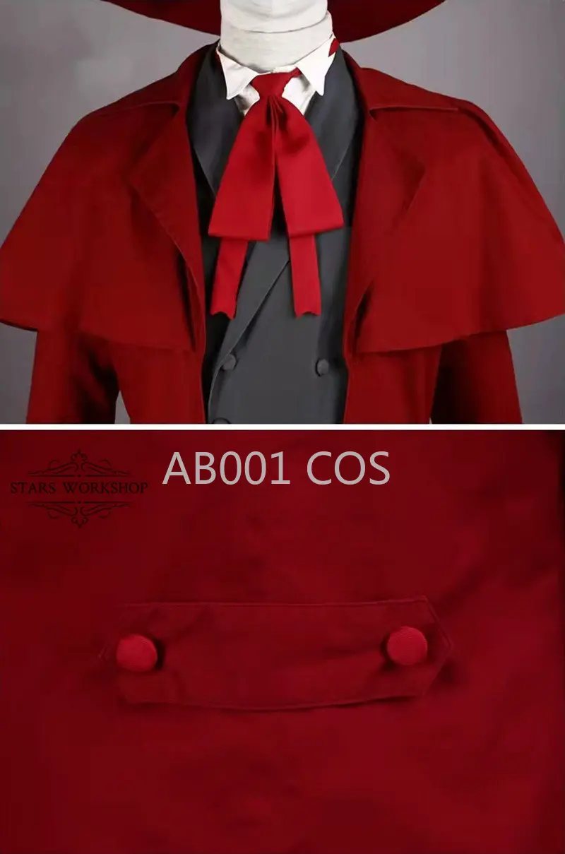 Vampire Hunter Cosplay Hellsin - Trench Coat Formal avaliação e preço