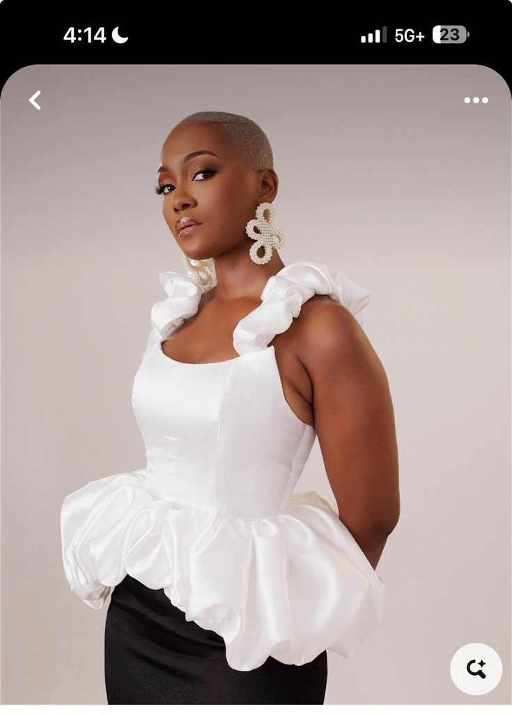 White Satin Women Top With Str - Women Formal Wear Tops avaliação e preço