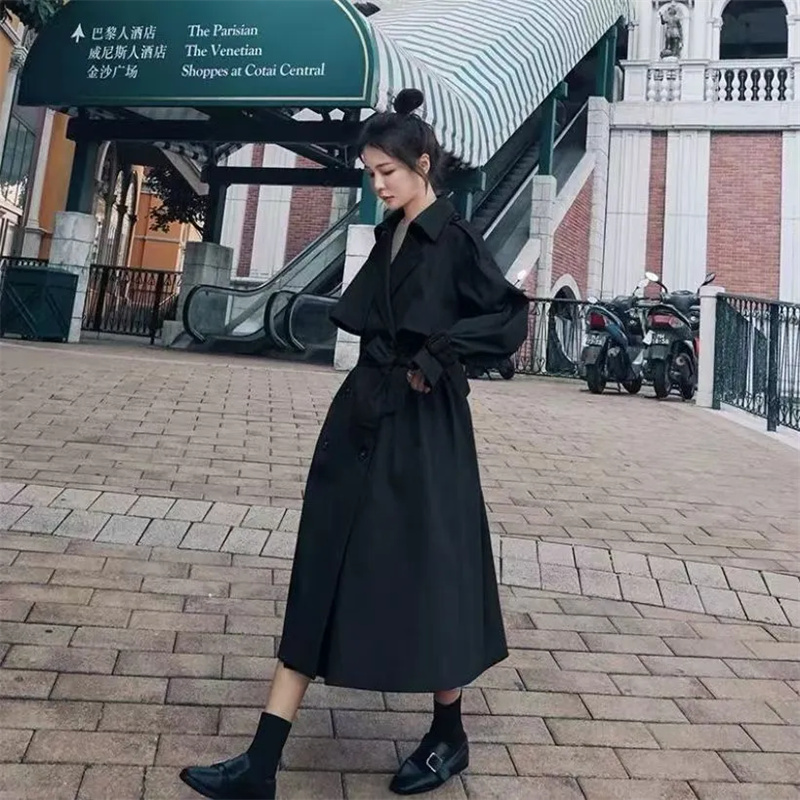 New Streetwear Loose Trench Co - Trench Coat Formal avaliação e preço