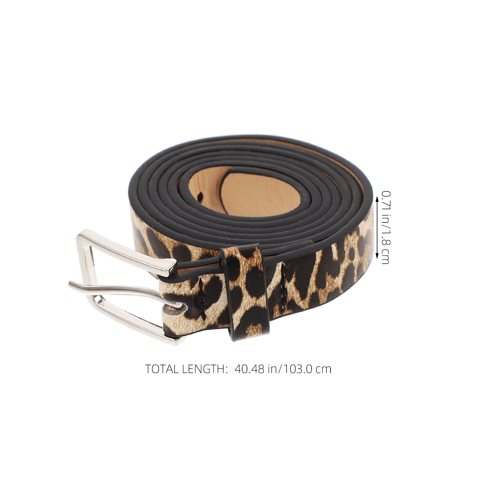 Leopard PU Waist Belt Women Li - Women Formal Wear With Jeans avaliação e preço