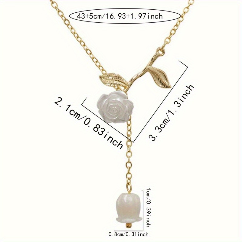 Women's Exquisite Floral Neckl - Vintage Women'S Formal Wear avaliação e preço