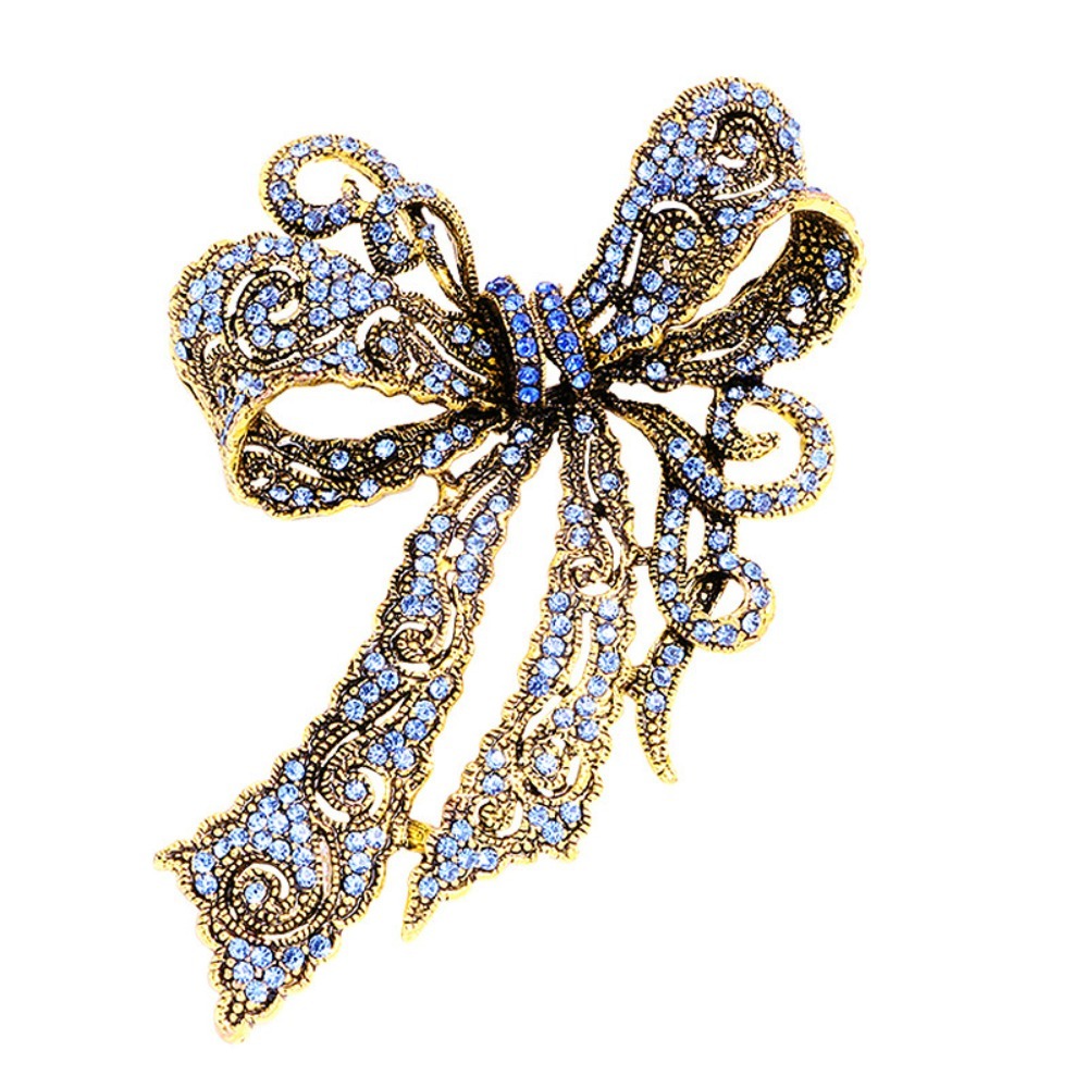 Vintage Bow-Shaped Brooch, Ele - Vintage Women'S Formal Wear avaliação e preço