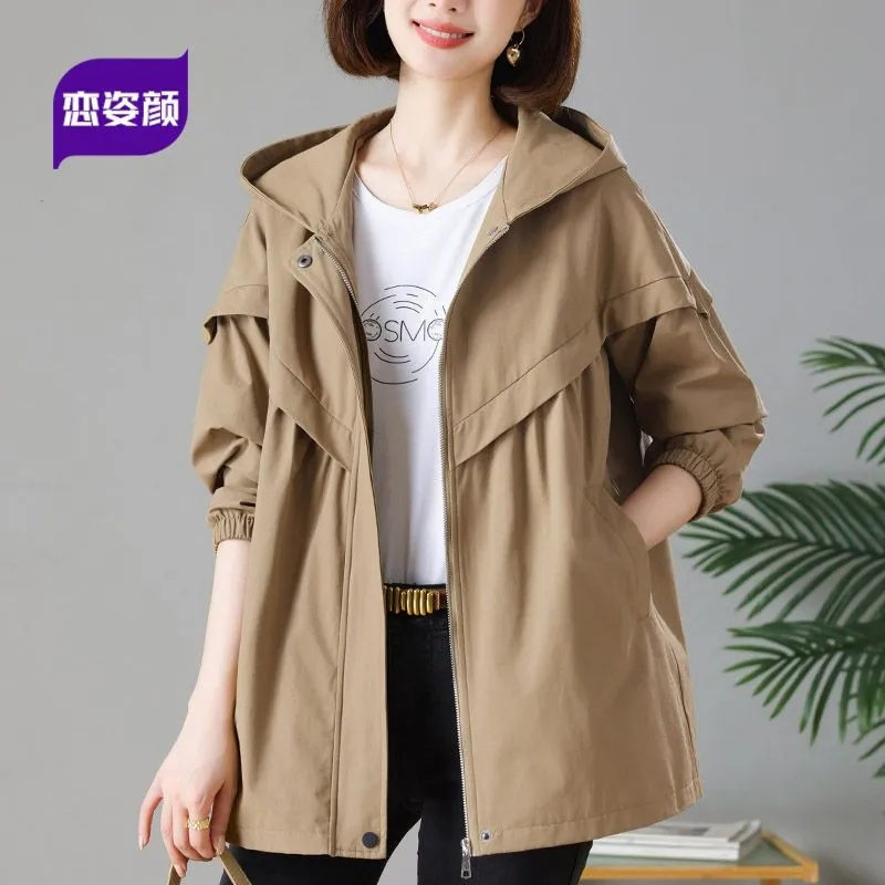 5XL Hooded Trench Coat Casual  - Trench Coat Formal avaliação e preço