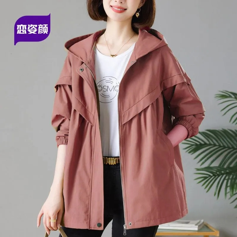 5XL Hooded Trench Coat Casual  - Trench Coat Formal avaliação e preço