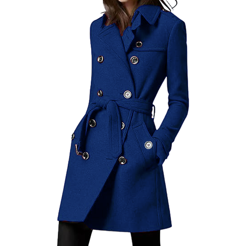 Women's Trench Coat Wool Blend - Trench Coat Formal avaliação e preço