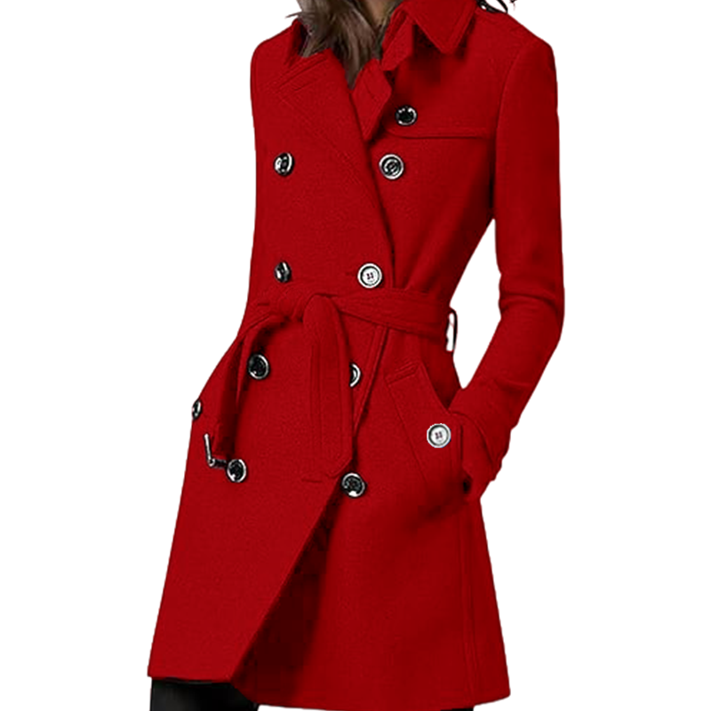 Women's Trench Coat Wool Blend - Trench Coat Formal avaliação e preço