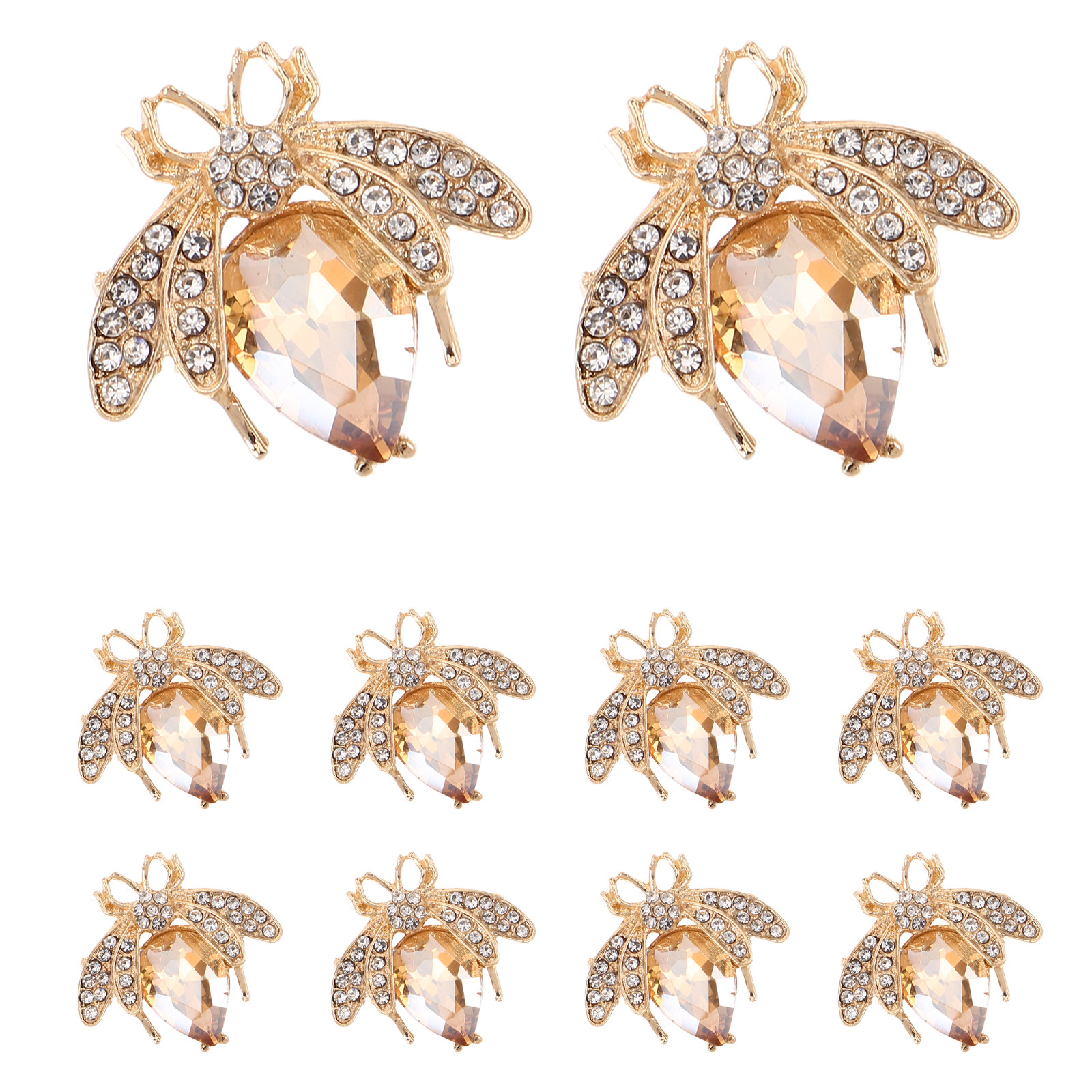 10Pcs Elegant Bee Brooch Pin R - Vintage Women'S Formal Wear avaliação e preço