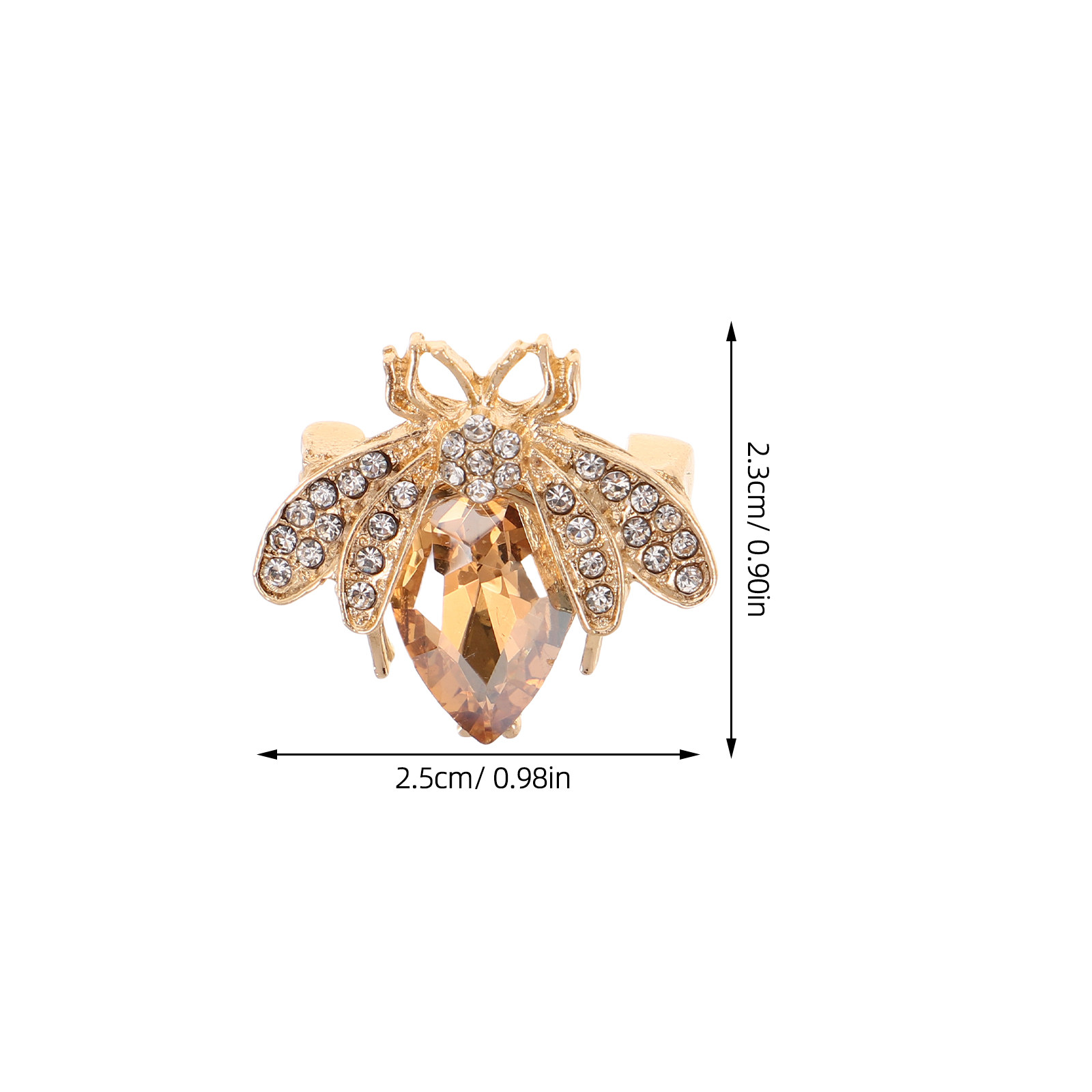 10Pcs Elegant Bee Brooch Pin R - Vintage Women'S Formal Wear avaliação e preço