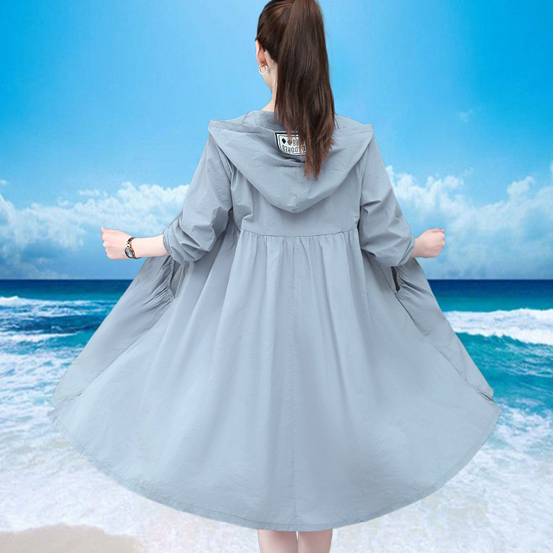 Thin Sunscreen Clothing Women  - Trench Coat Formal avaliação e preço