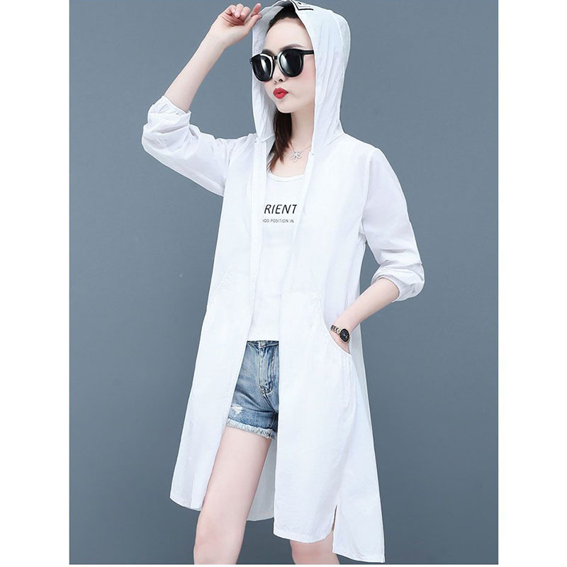 Thin Sunscreen Clothing Women  - Trench Coat Formal avaliação e preço