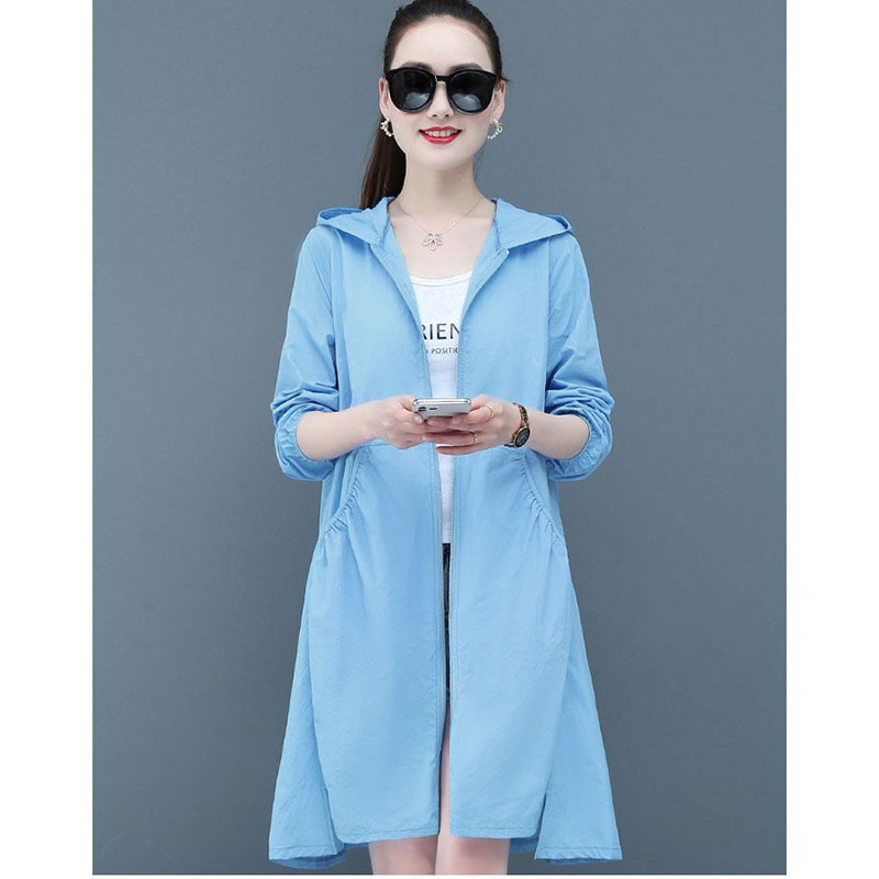 Thin Sunscreen Clothing Women  - Trench Coat Formal avaliação e preço