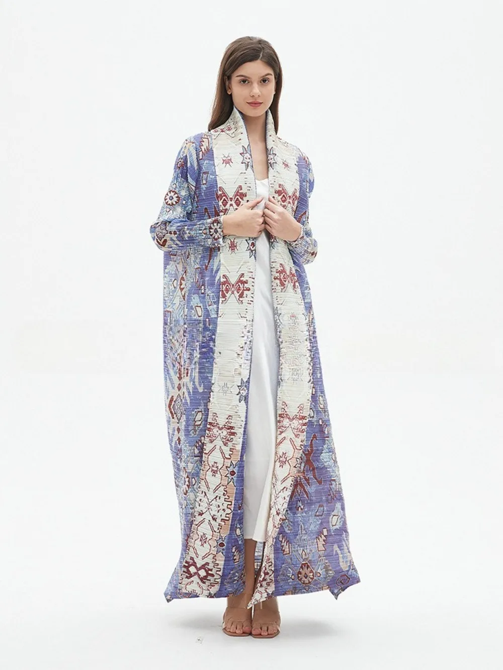 Miyake Pleated Abaya Vintage P - Trench Coat Formal avaliação e preço