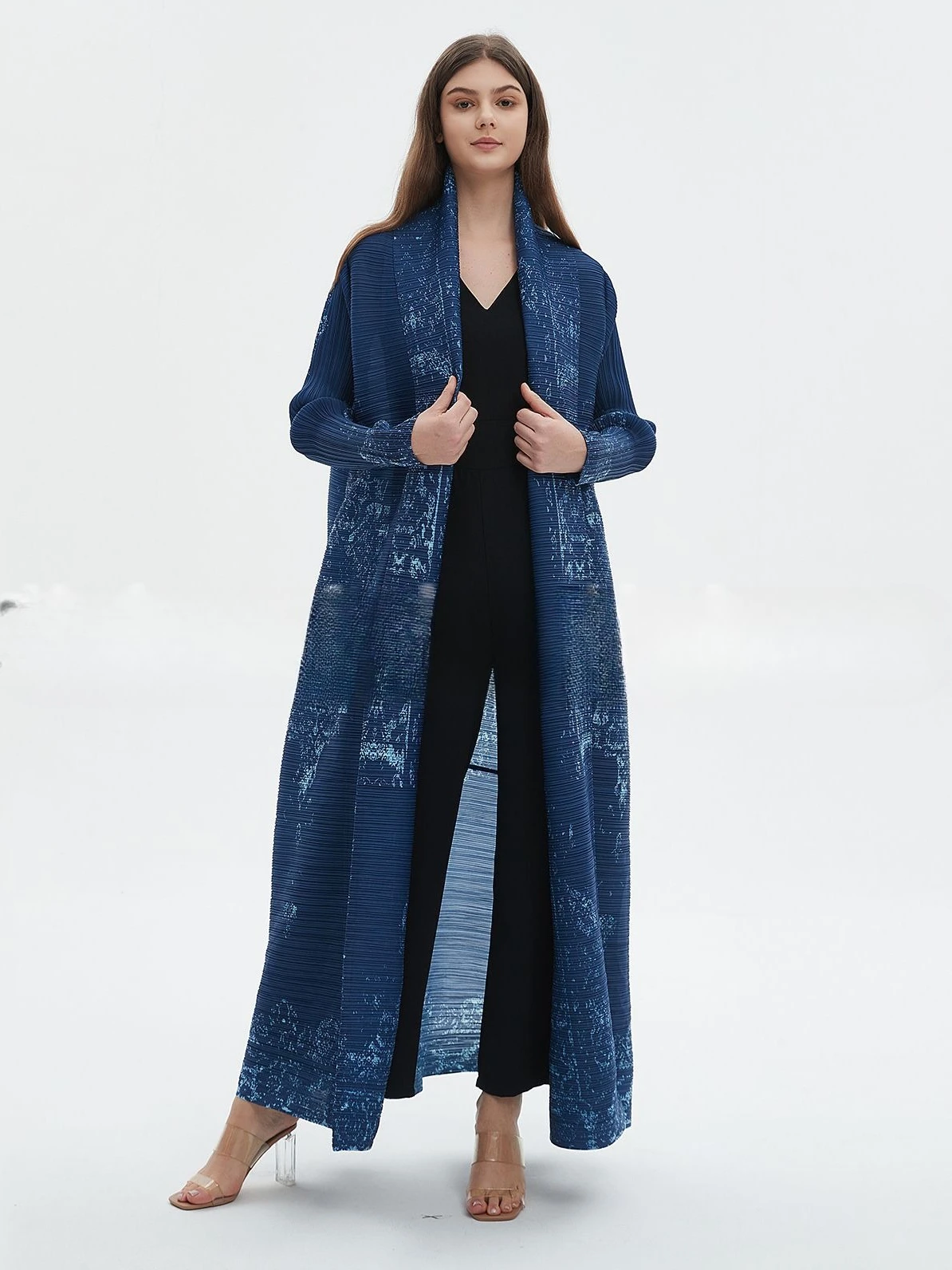 Miyake Pleated Abaya Vintage P - Trench Coat Formal avaliação e preço