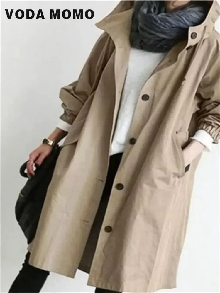 2023 Spring Autumn Casual Kore - Trench Coat Formal avaliação e preço