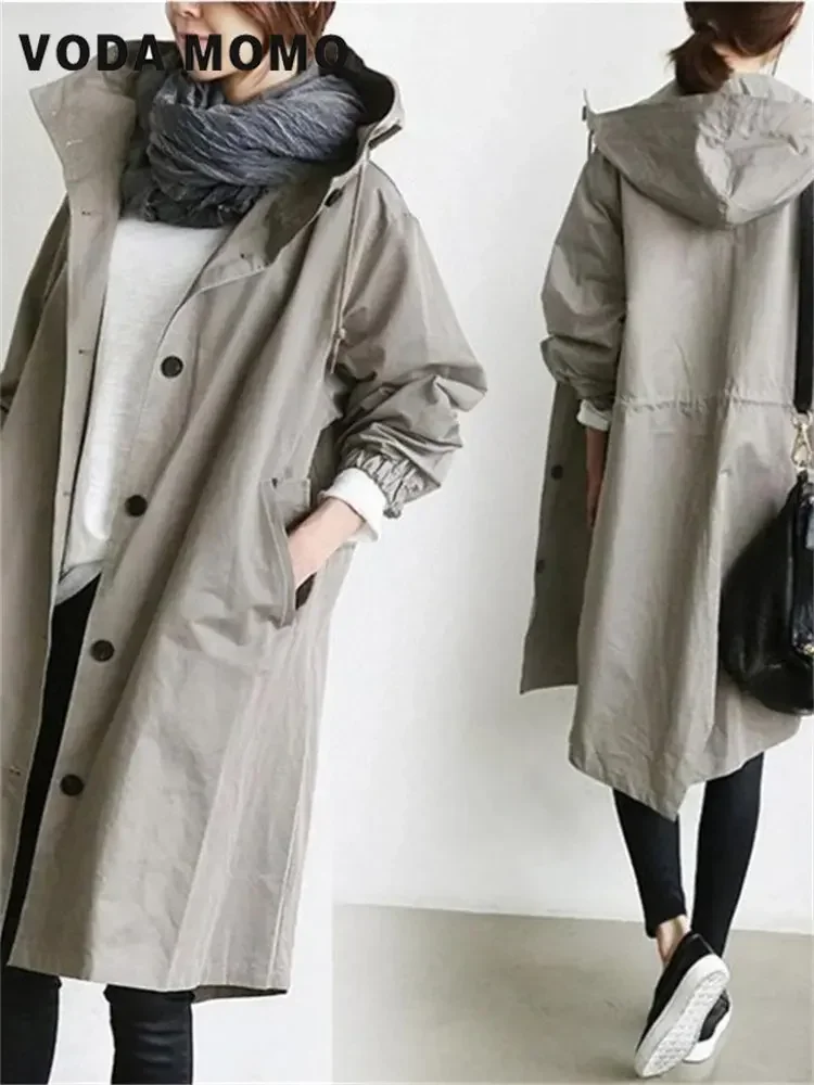 2023 Spring Autumn Casual Kore - Trench Coat Formal avaliação e preço